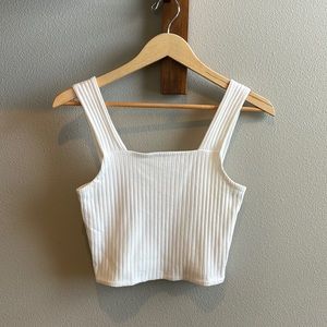 American Eagle ribbed crop top